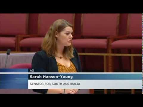 Senator Hanson-Young speaks against the Clean Energy Repeal Bills.