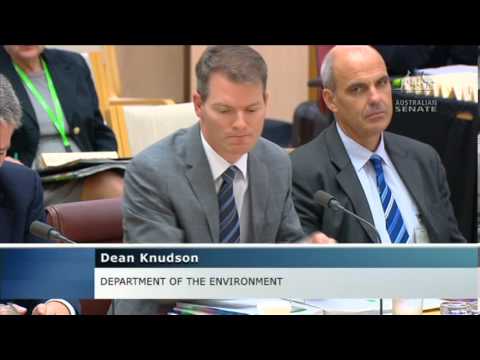 Senator Waters in Senate Estimates asking about the Waratah Coal approval in the Galilee Basin