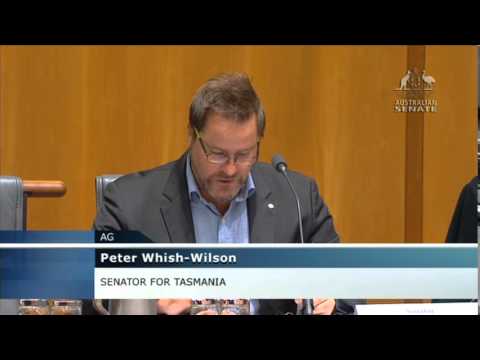 Senator Whish-Wilson, Senate Estimates, Defence