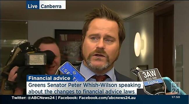 Senator Whish-Wilson speaks to ABC 24 on FoFA