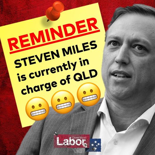 While Palaszczuk is holidaying this month, Steven Miles is the Ac...