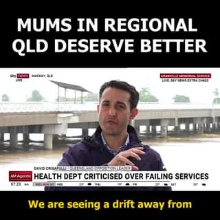 The Palaszczuk Government has stopped listening. Pregnant mothers...