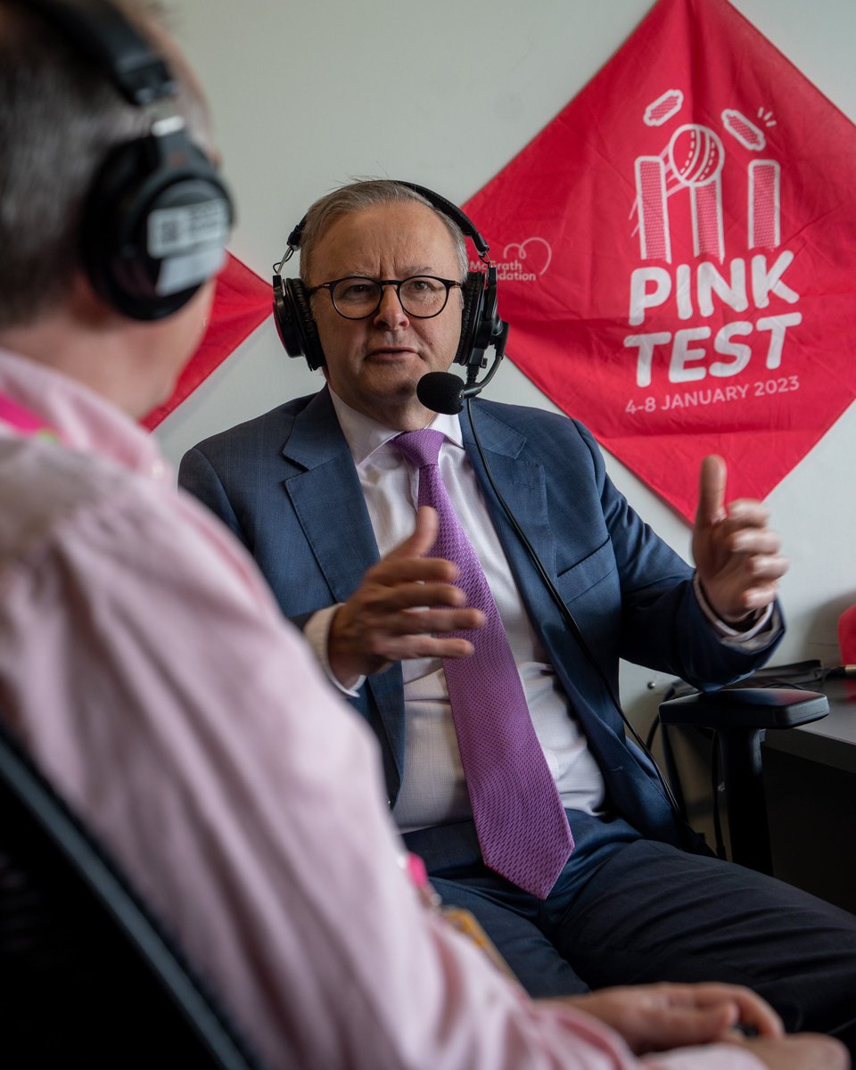 I’m at the SCG this morning for the @mcgrathfdn Pink Test. Sad to...