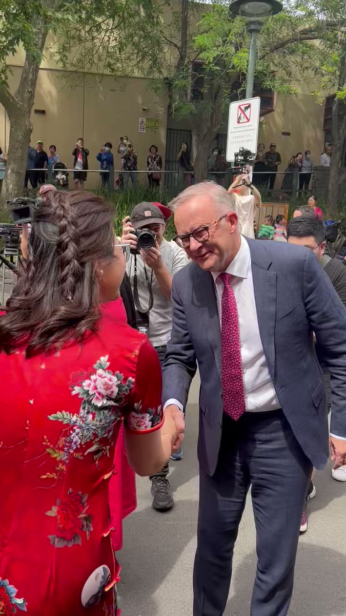 Anthony Albanese: In Melbourne this morning celebrating Lunar New Yearwith @CarinaG…