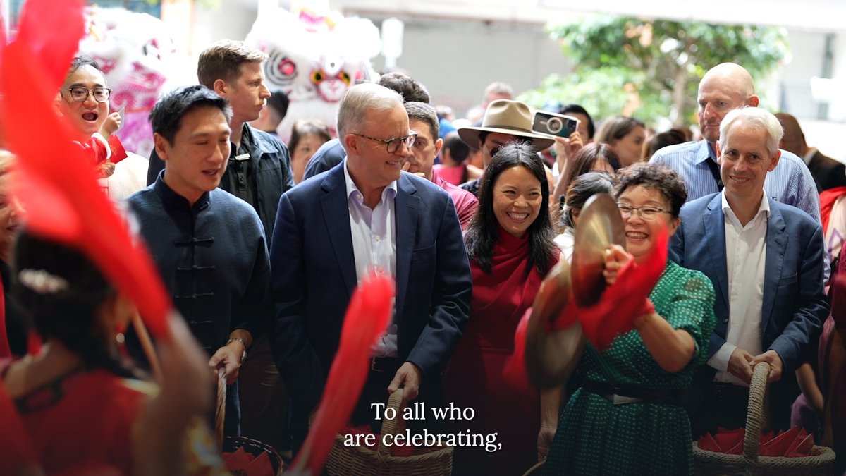 Wonderful to celebrate Lunar New Year in Sydney today. I wish eve...