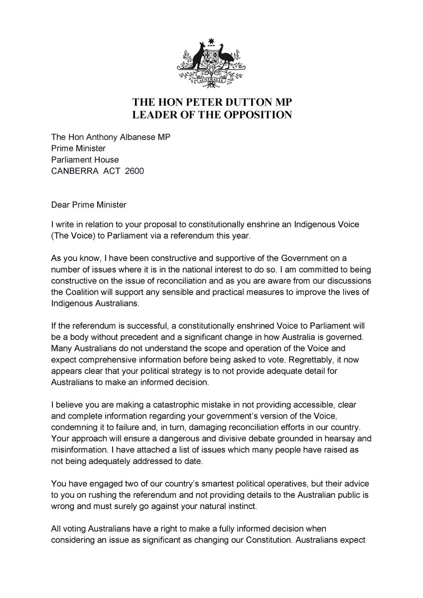 My letter to the PM on behalf of millions of Aussies who just wan...