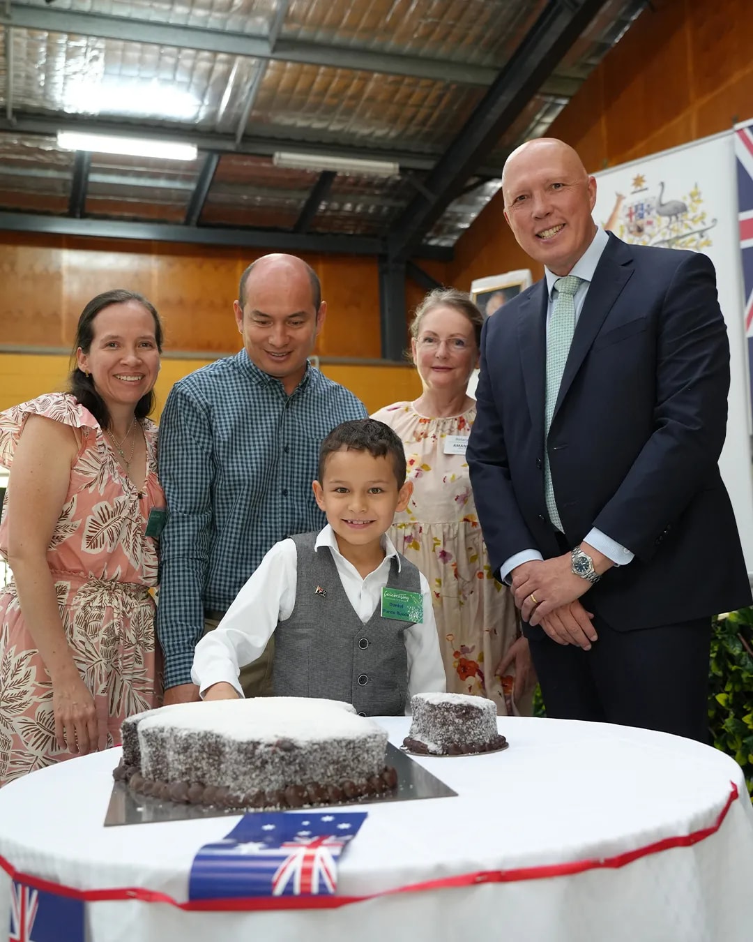 Peter Dutton: To our newest Australians, welcome.  Whether you are a citizen by…