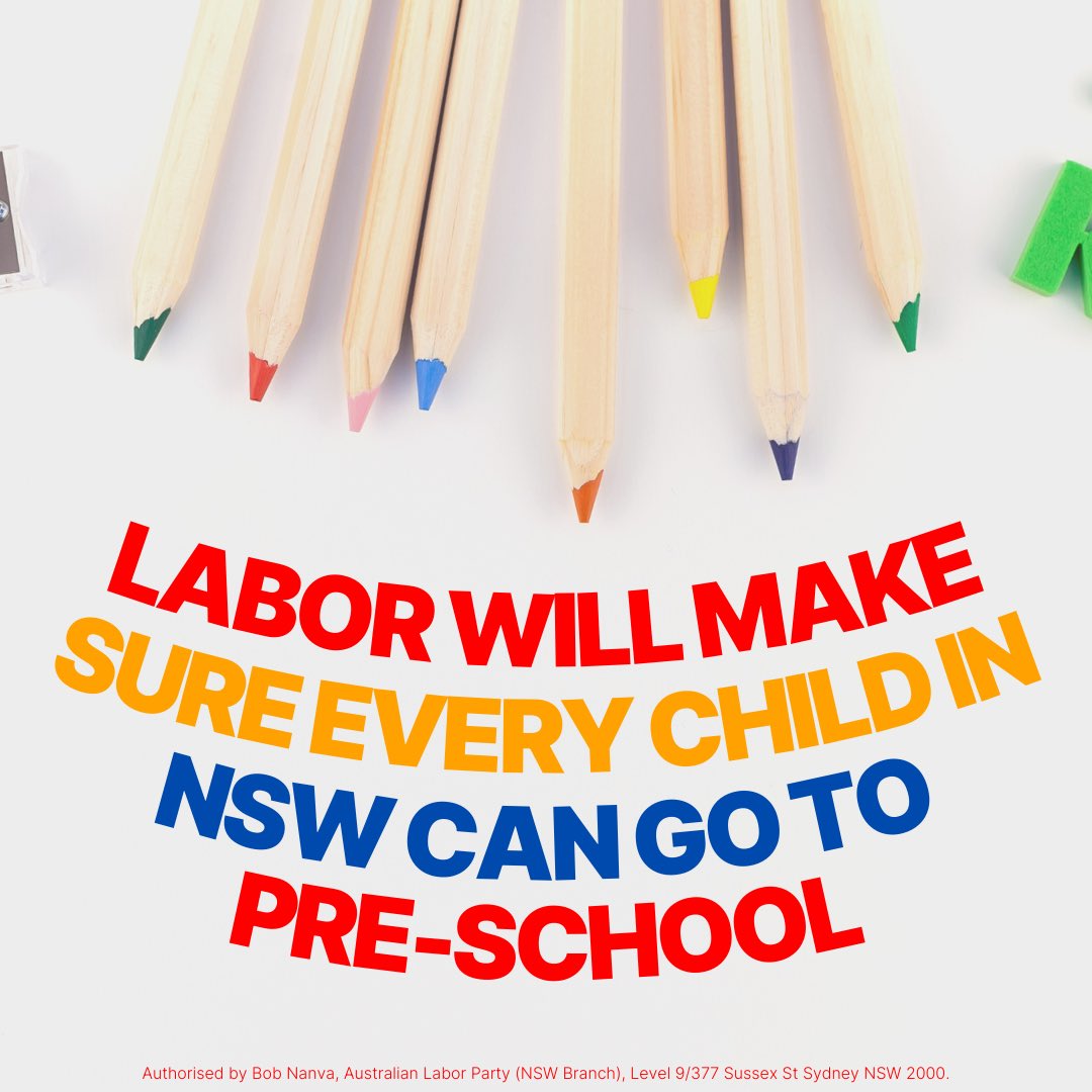 A Minns Labor Government will build 100 new public preschools co-...