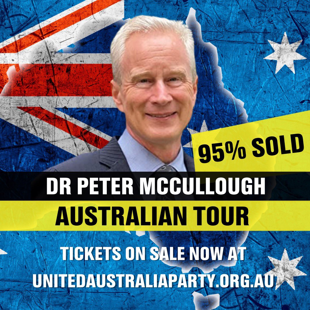 Senator Babet: Only a handful of tickets left for the Melbourne Covid vaccine co…