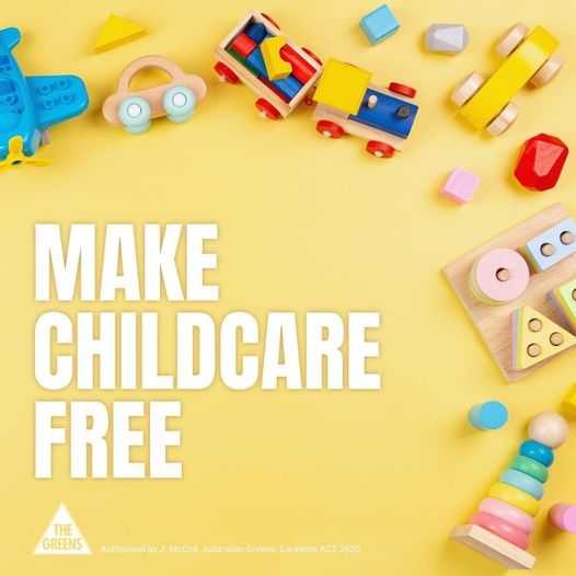 The Australian Greens: It’s time to recognise childcare as an essential service availabl…