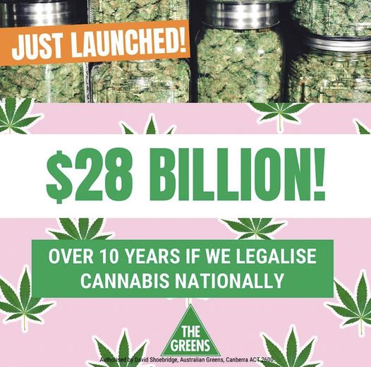 The Australian Greens: Legalising cannabis just makes sense….