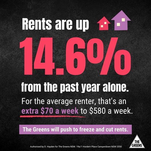 This is why we're calling for a rent freeze....