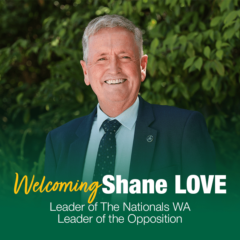 The Nationals WA: Welcome @ShaneLove_Moore as the new Leader of The Nationals WA an…