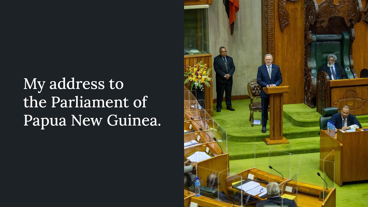 My address to the Parliament of Papua New Guinea