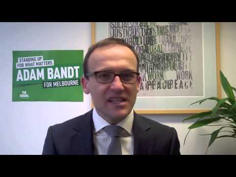 A message from Adam Bandt to Melbourne