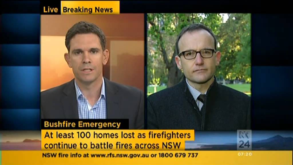 ABC interview with Adam on his Bushfires and Global Warming tweet