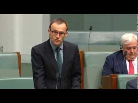 VIDEO: Australian Greens: Adam Bandt, House of Representatives Question Time, 2013-11-13