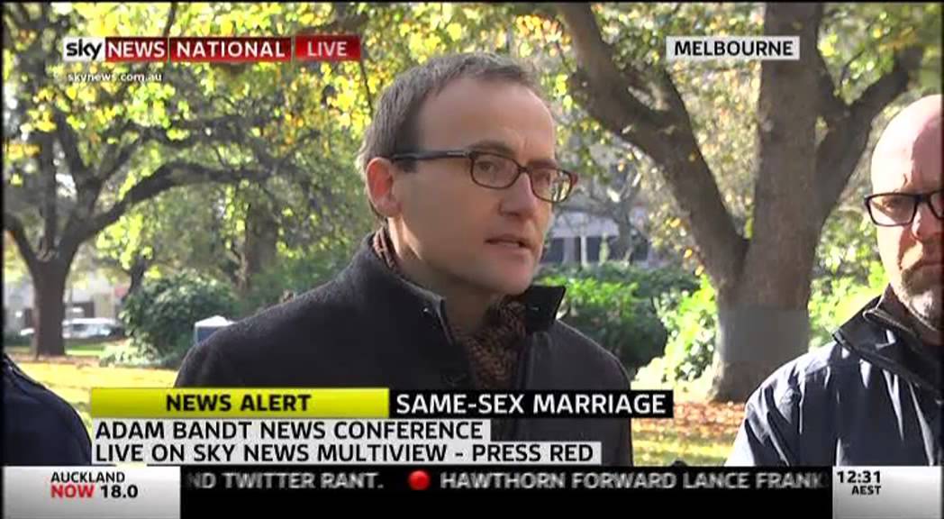 Adam Bandt on Kevin Rudd's support for marriage equality