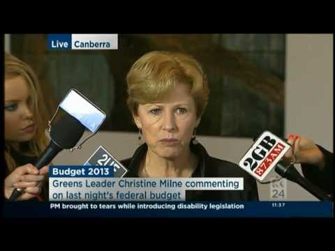 VIDEO: Australian Greens: Christine Milne: I’m an ex-teacher, and I am a crusader for education