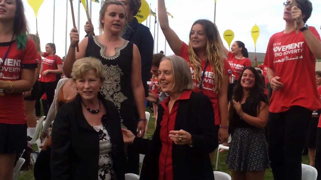 Christine Milne and Lee Rhiannon join Oaktree rally to end poverty