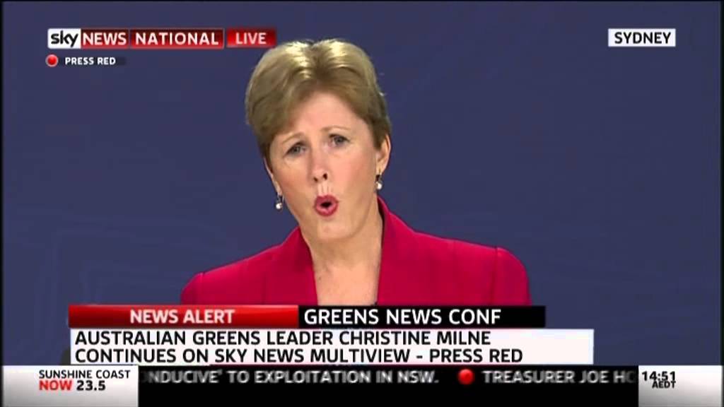 Christine Milne on the Climate Change Authority's report (Sky News)