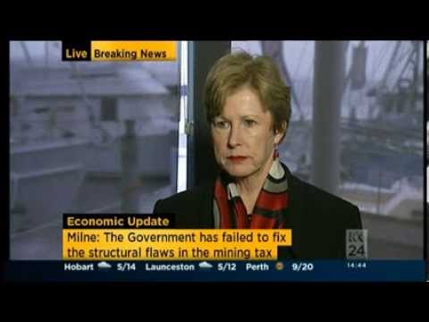 VIDEO: Australian Greens: Christine Milne responds to Government’s Budget Update