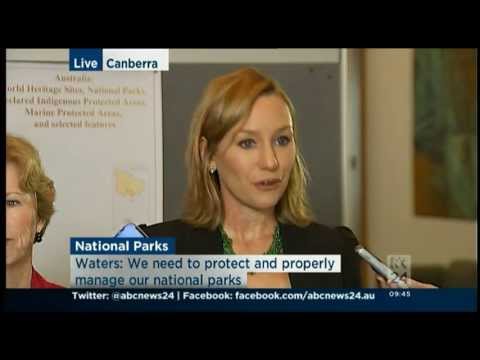 Christine and Larissa speak on ABC News 24 about National Protection for National Parks