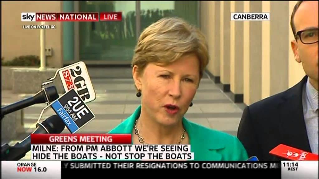 Greens Leader Christine Milne and Deputy Adam Bandt Press Conference