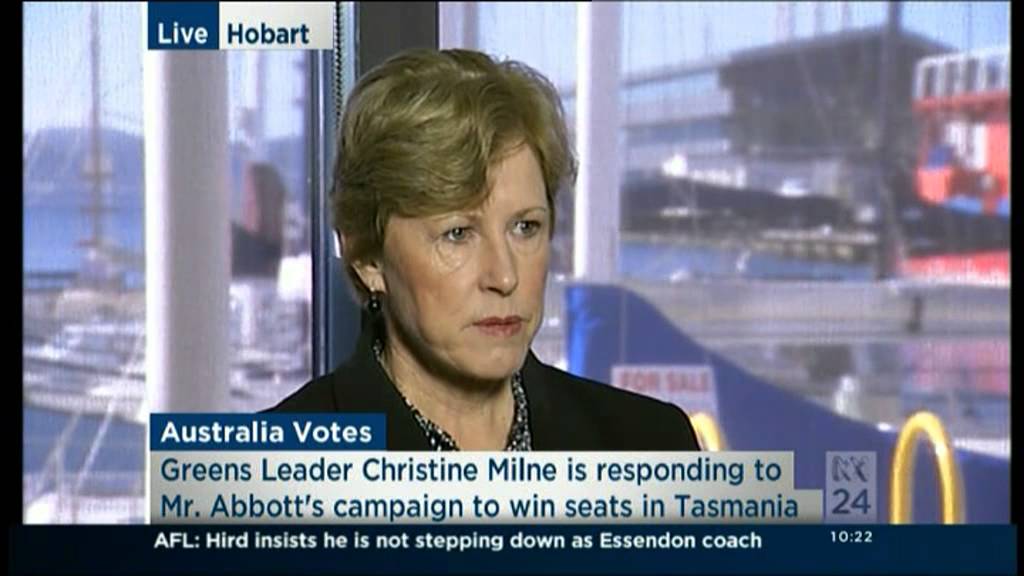 Greens Leader Christine Milne on Brand Tasmania