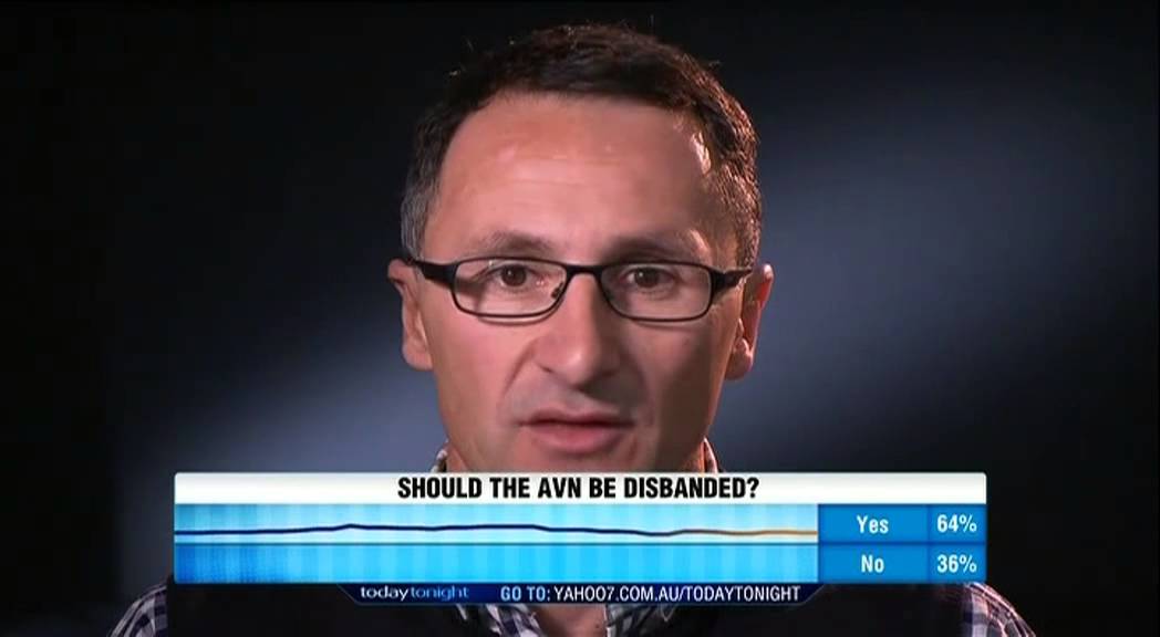 VIDEO: Australian Greens: Richard on Today Tonight discussing vaccination