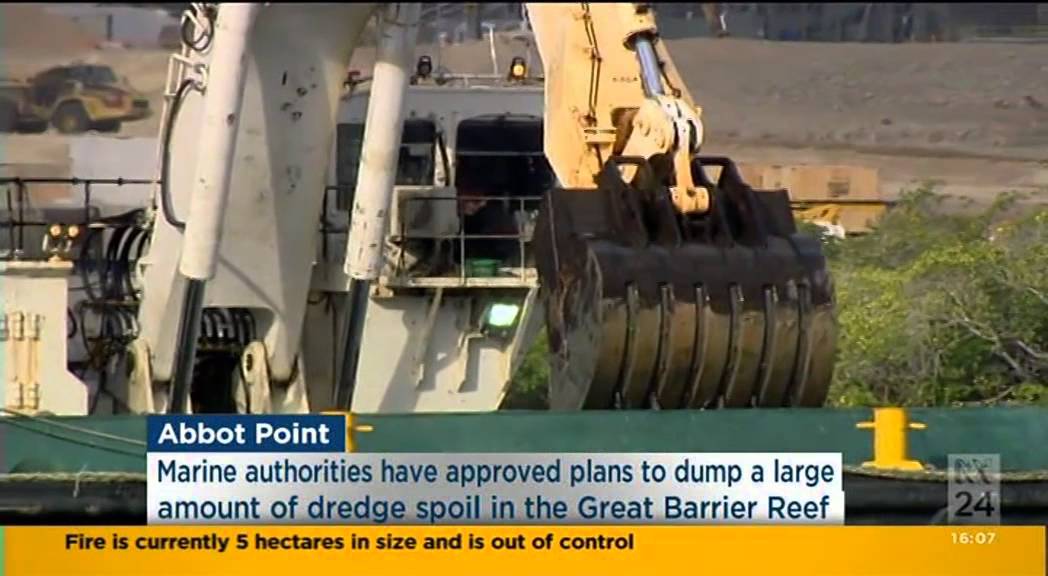 Senator Larissa Waters talking about Abbot Point on ABC 24