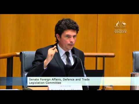 Senator Ludlam asks questions about Burma to Minister Carr