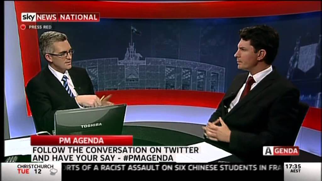 VIDEO: Australian Greens: Senator Ludlam interviewed in Sky Agenda on PRISM