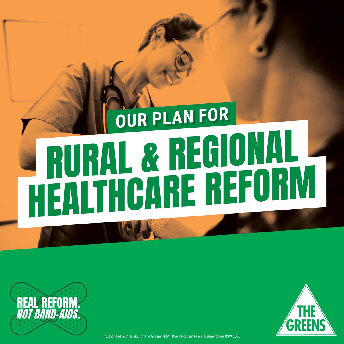 The Greens NSW: Your health shouldn’t depend on your postcode.  But the reality …