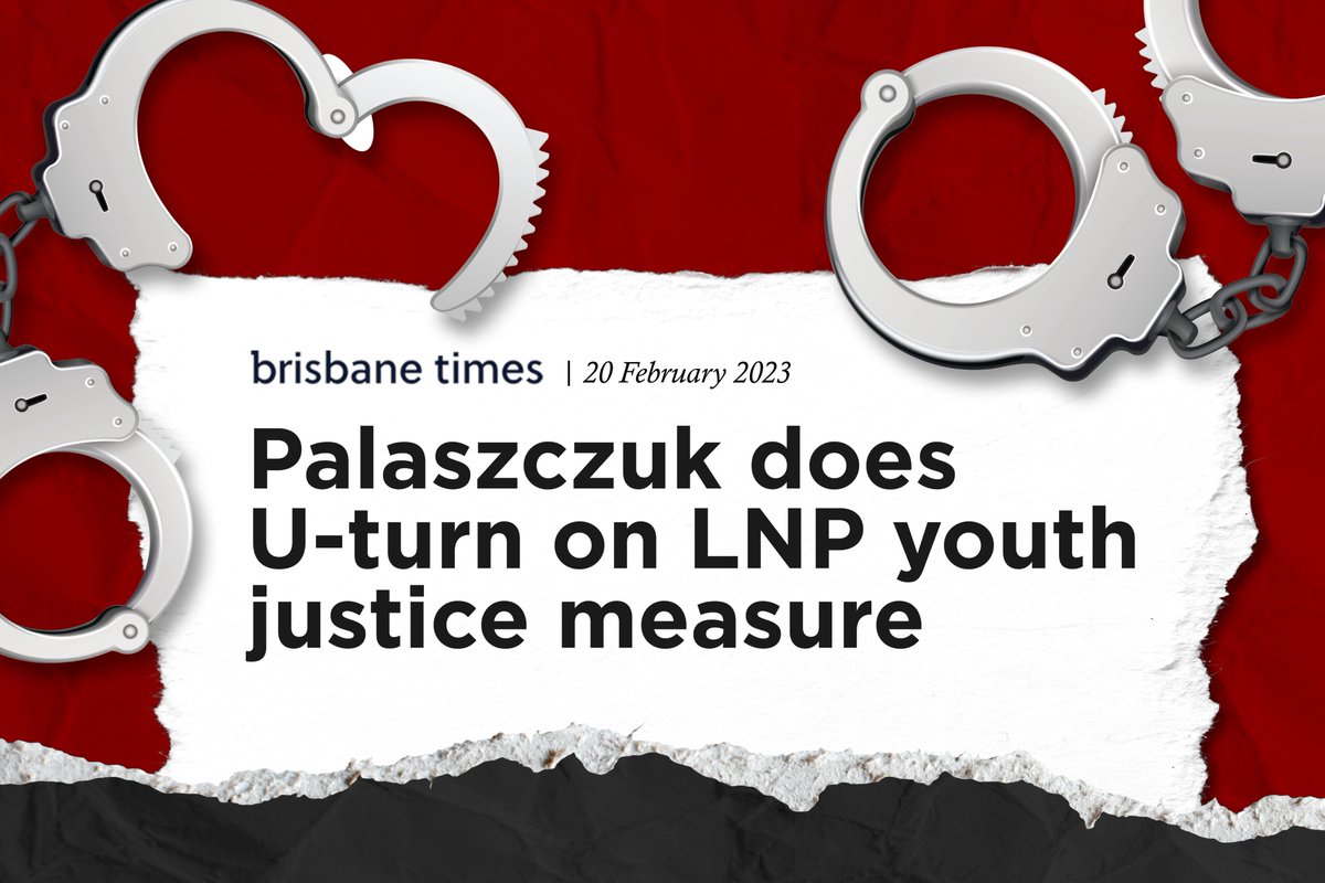 LNP – Liberal National Party: Youth crime exploded in Queensland after the Palaszczuk Labor Gov…