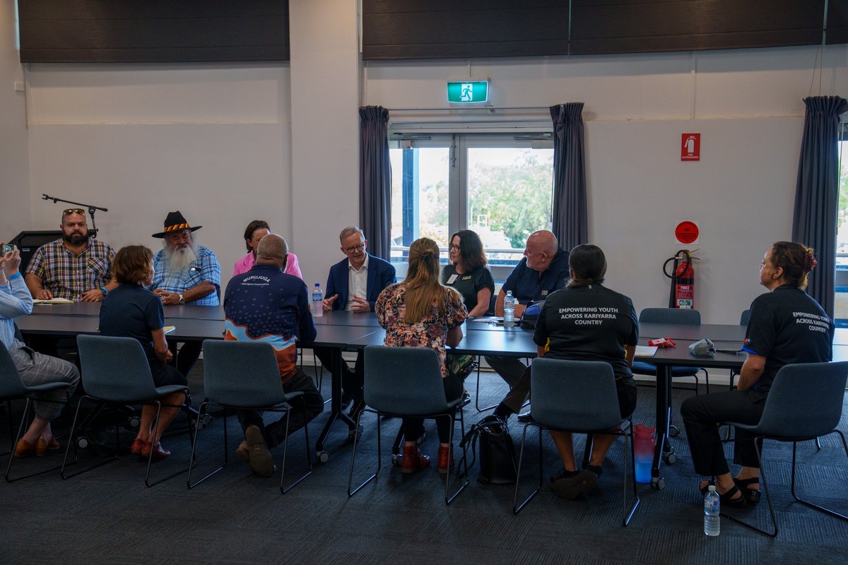 Hearing from community representatives from across the Pilbara an...
