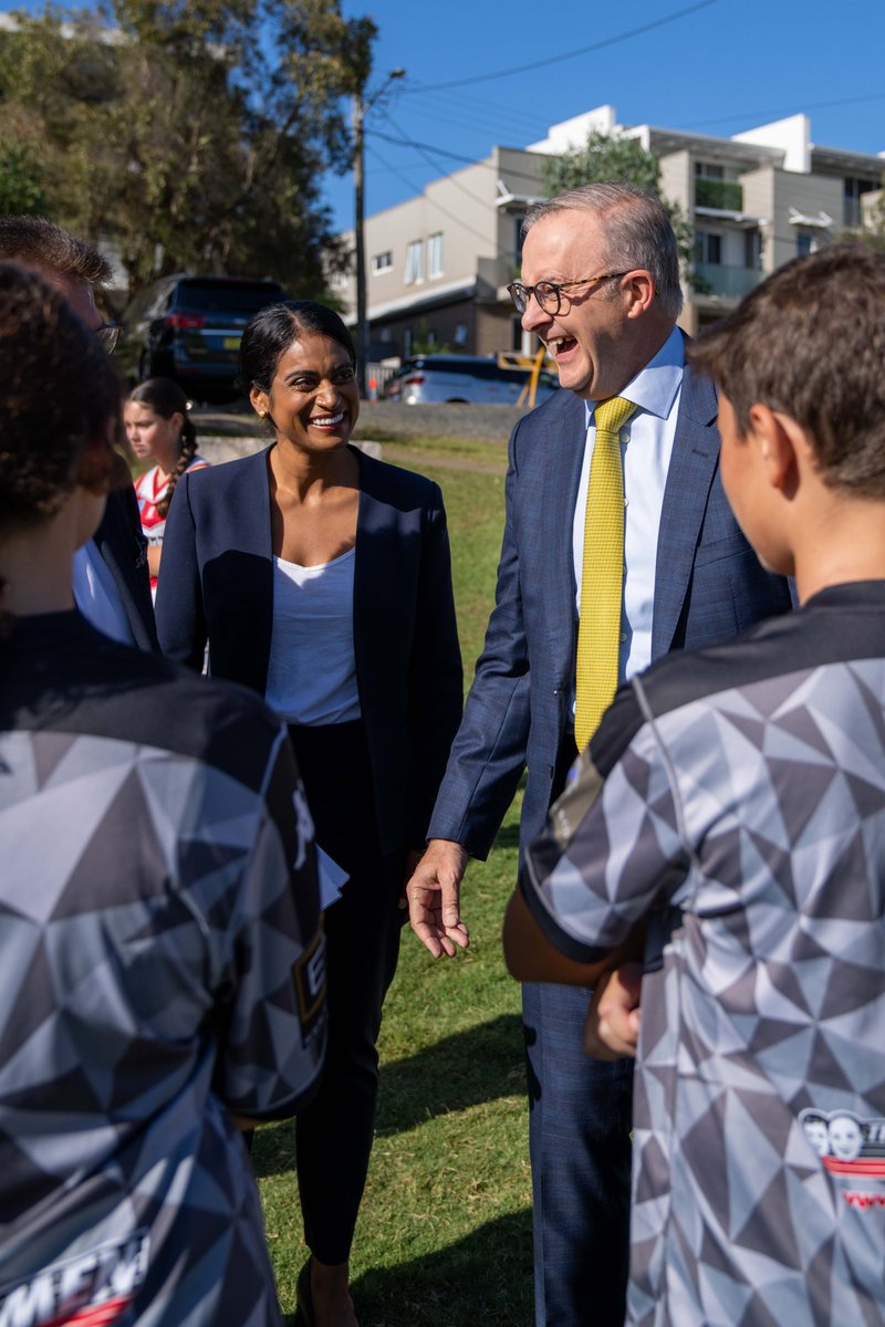 The kids at St George Touch Football and Peakhurst United are exc...