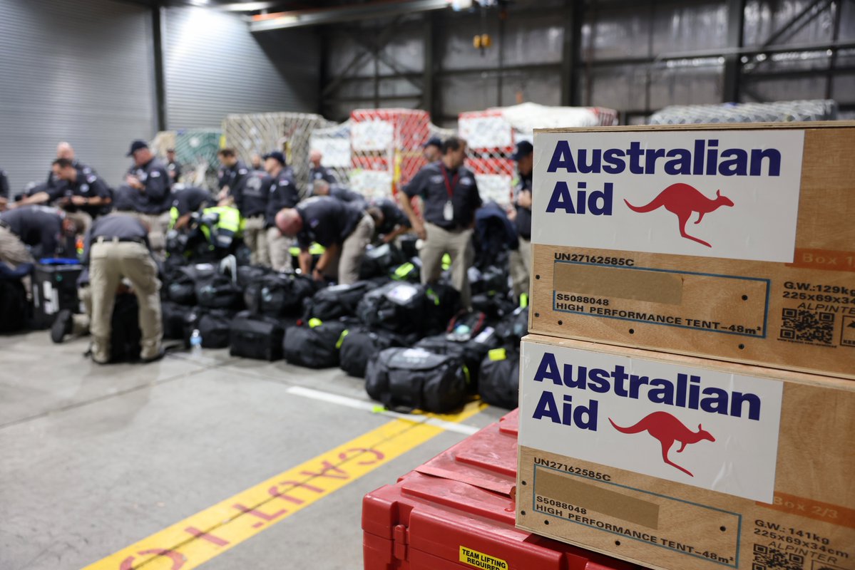 This morning a team of 72 Australian search and rescuers left for...