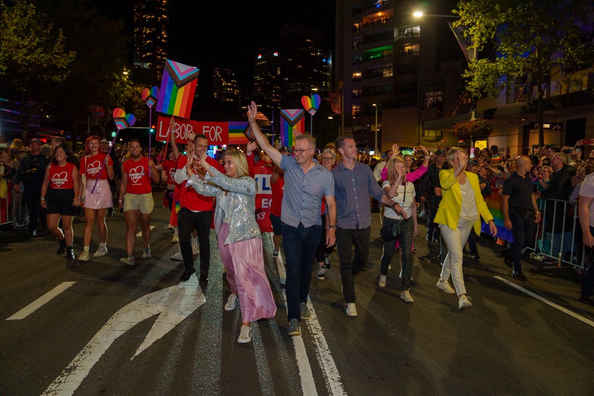 Anthony Albanese: When the first Mardi Gras march was held in 1978, you could still…