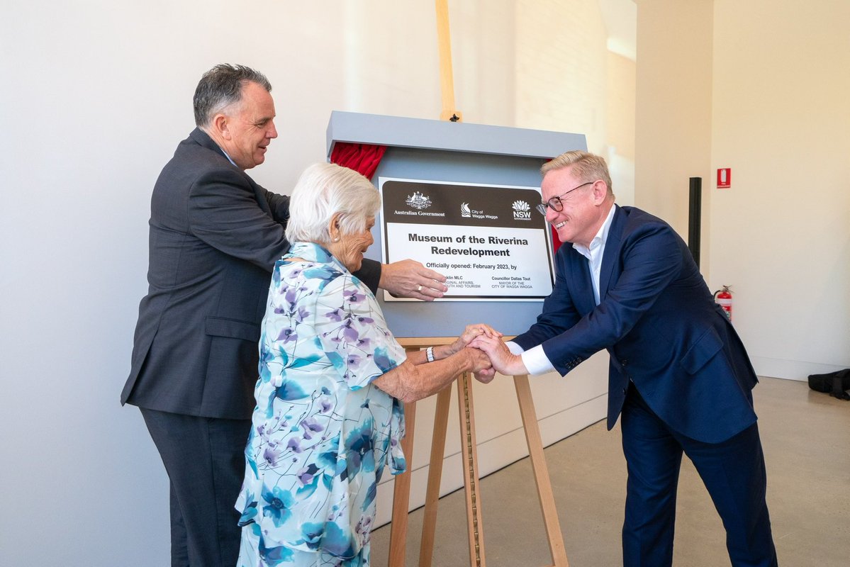 I was so thrilled to officially open the $8.6 million Riverina Mu...
