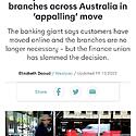 The contempt of banking executives towards regional Australians i...