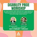 Let’s talk disability pride!  Join Australian Greens Senator Jord...