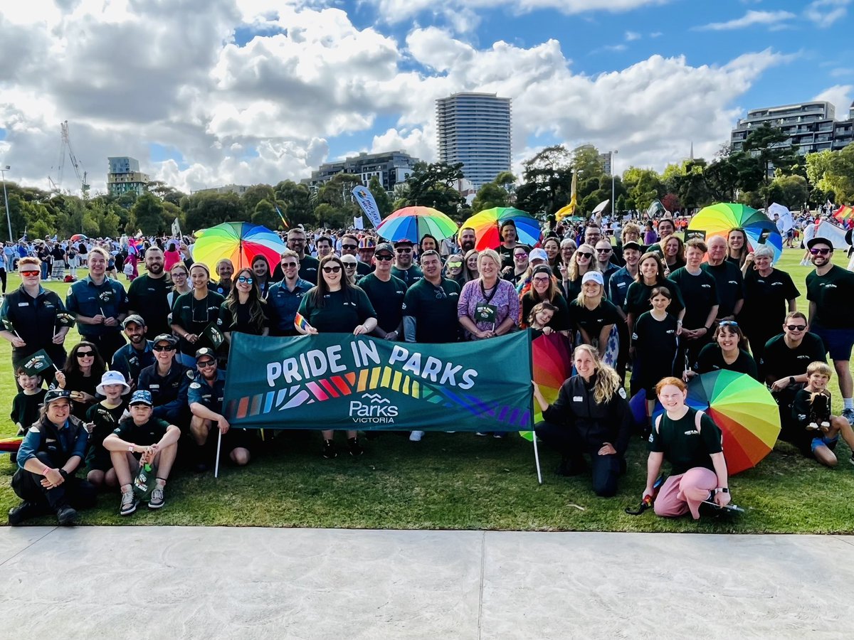 Ingrid Stitt MP: So special to join the @parksvic team to celebrate Pride in Parks…