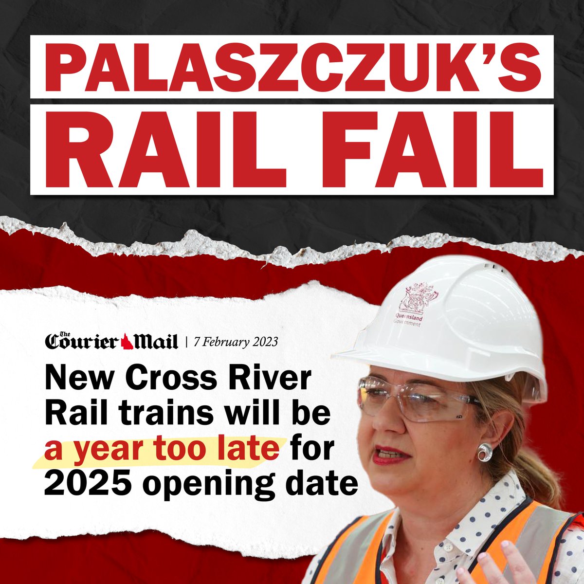 LNP – Liberal National Party: Your daily commute will take longer for longer, because Labor fai…
