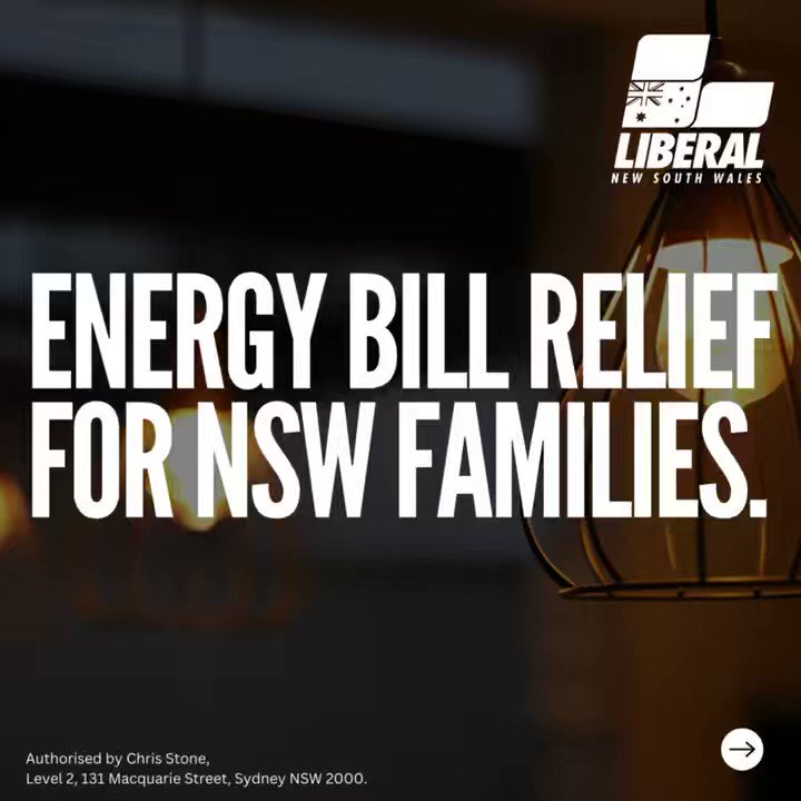 Liberal Party NSW: We’re delivering energy bill relief to NSW families  Our new Ener…