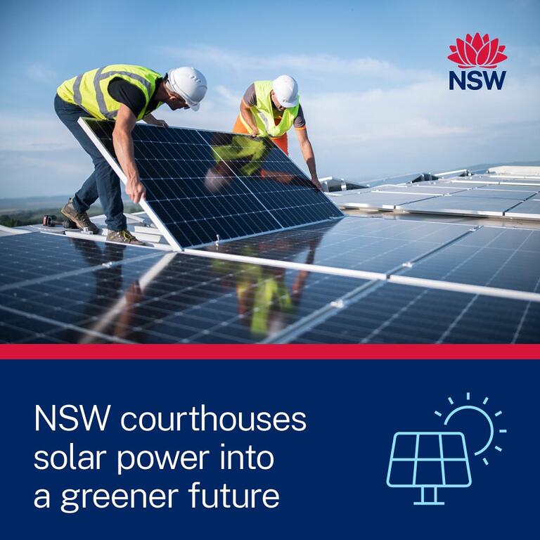 Mark Speakman:  New rooftop #solar systems now at 22 NSW courthouses will save 1…