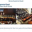 The swearing in if His Honour Judge Richard Weinstein SC as a ju...