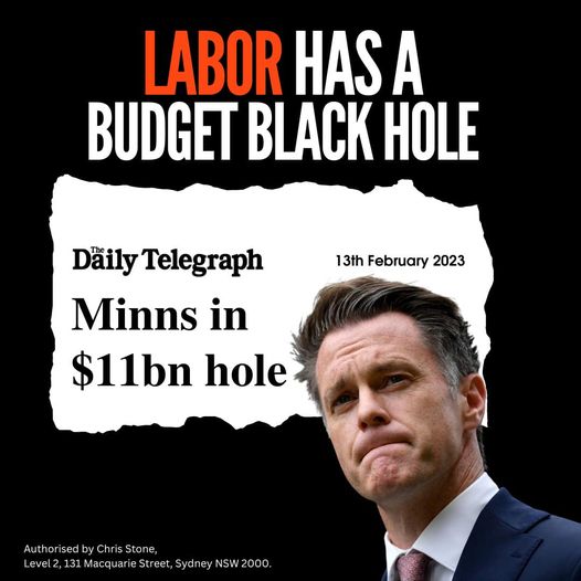 Chris Minns can't say how he'll pay for anything. Don't let NSW s...