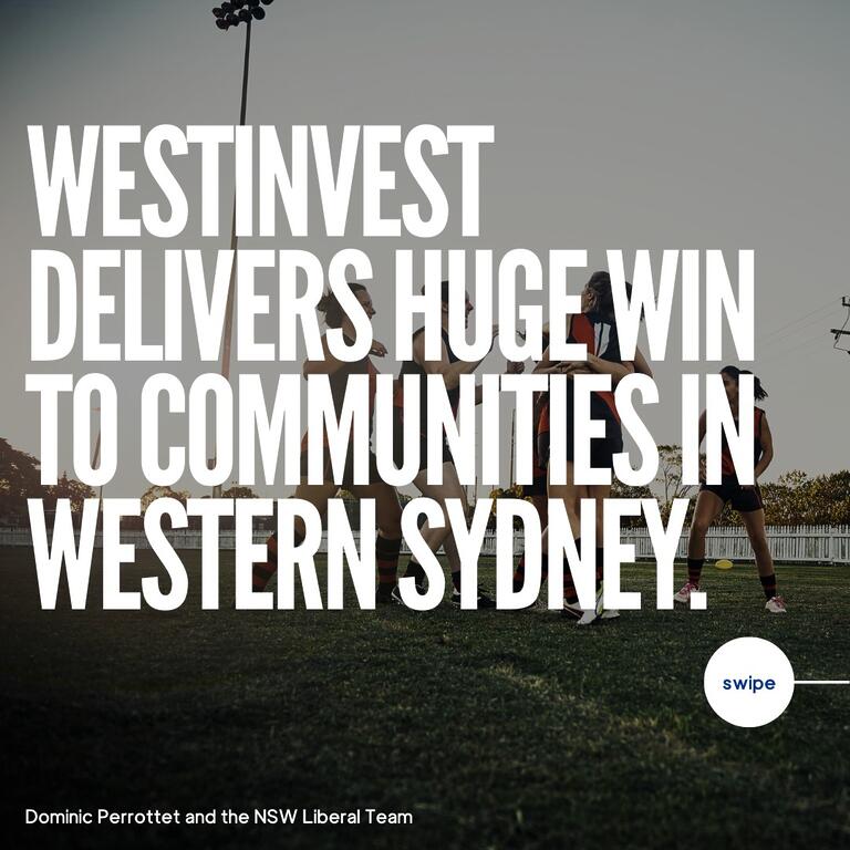 NSW Liberal Party: We’re empowering local communities as part of our long-term plan …