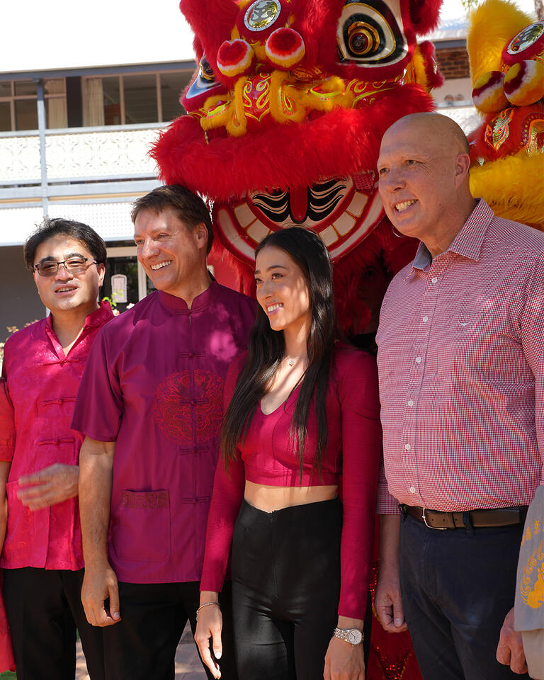 Peter Dutton: Catching up with local Chinese community members and small busine…